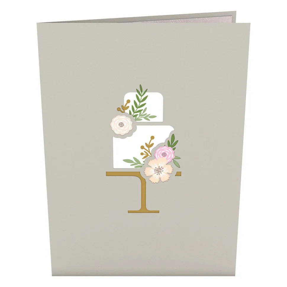 Lovepop Greeting Cards|Congratulations|Wedding Cake Pop-Up Card