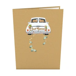 Lovepop Greeting Cards|Congratulations|Wedding Car Pop-Up Card