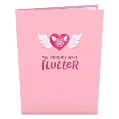 Lovepop Greeting Cards|Anniversary|Winged Heart Pop-Up Card