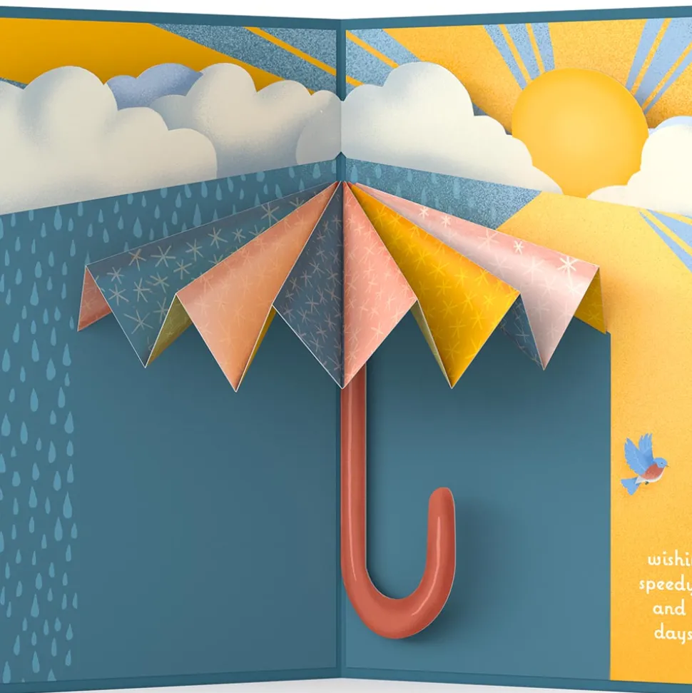 Lovepop Greeting Cards|Get Well|Wishing You Brighter Days Ahead Pop-Up Card
