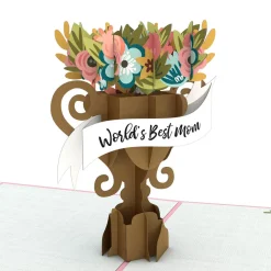 Women Lovepop Greeting Cards|International Women'S Day 3/8|World's Best Mom Pop-Up Card