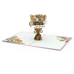 Women Lovepop Greeting Cards|International Women'S Day 3/8|World's Best Mom Pop-Up Card