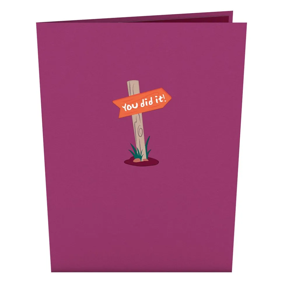 Kids Lovepop Congratulations|Graduation|You Did It Mountains Pop-Up Card