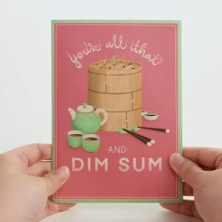 Kids Lovepop Greeting Cards|Valentine'S Day 2/14|You're All That and Dim Sum Pop-Up Card