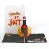 Lovepop Greeting Cards|Anniversary|You’re So Hot - Hot Sauce Pop-Up Card